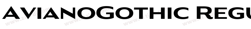 AvianoGothic Regular字体转换